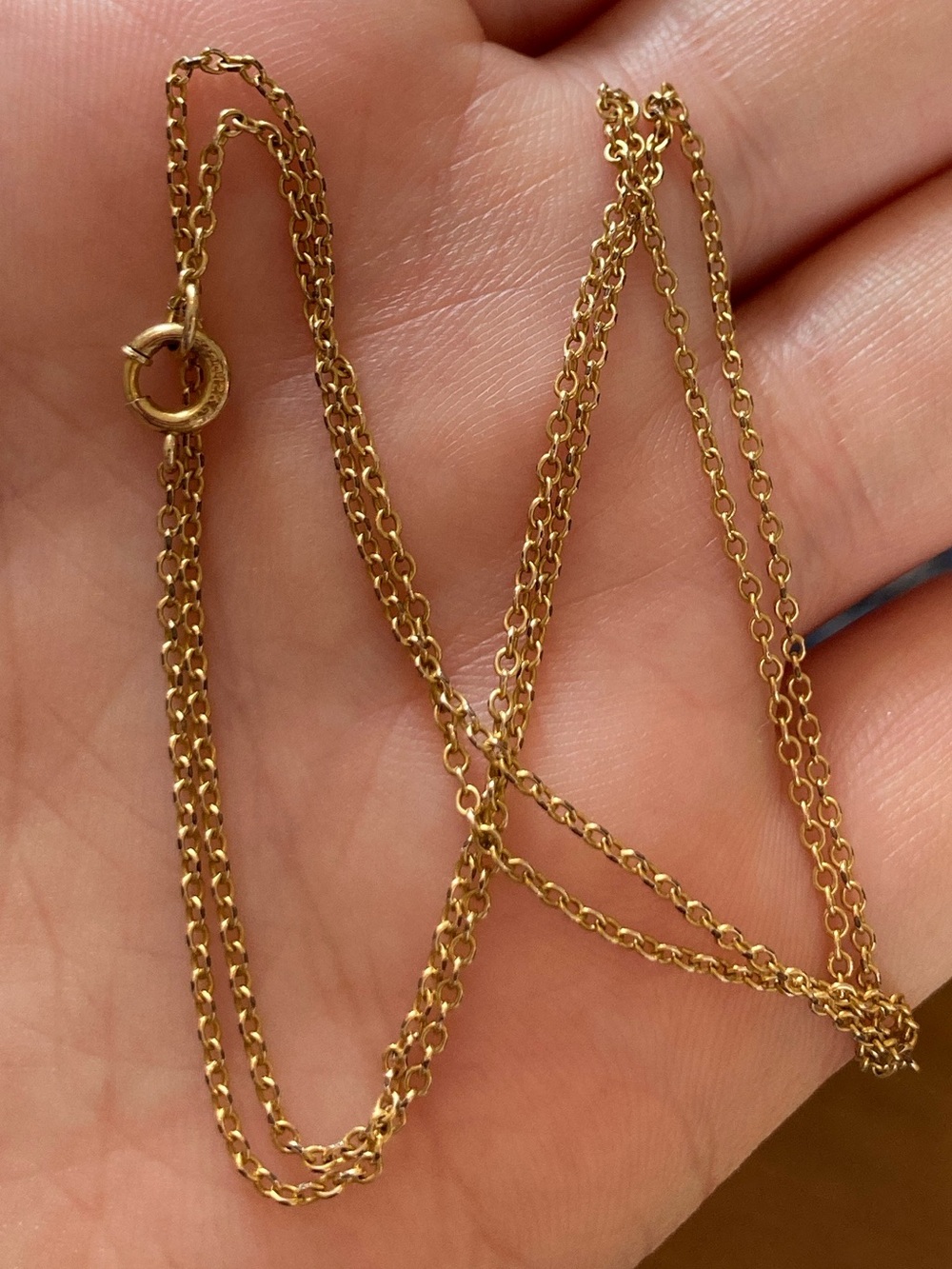 Antique Edwardian 12K Gold-Filled Necklace Chain 19.25” Length - Picture 9 of 9